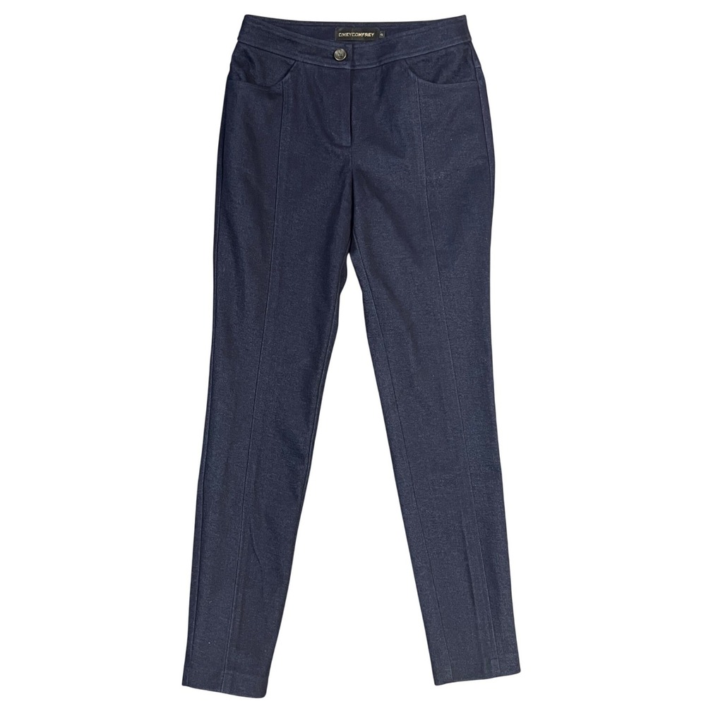 OMEYCOMFREY Slim Leg Trousers Juniors Size 9 Navy Blue New Tapered Work Pants